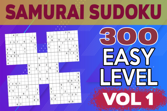 300 Samurai Sudoku Easy Level Vol 1: A Practical Resource for Puzzle Creators and Enthusiasts