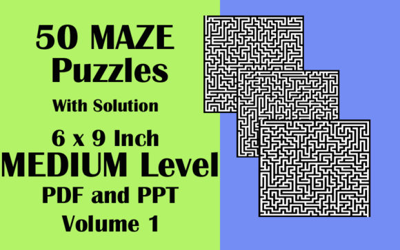 50 Maze Puzzle Medium Level PDF PPTX V1 Guide