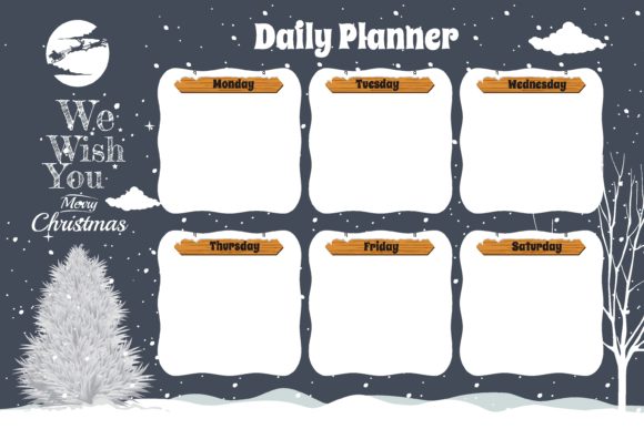 Christmas KDP Interior Daily Planner: Technical Specifications and Workflow Integration