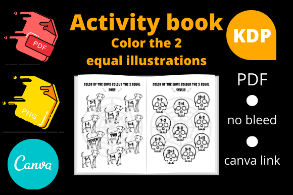 Color the 2 Equal Illustrations Activity: Elevating Your Children’s Content Portfolio