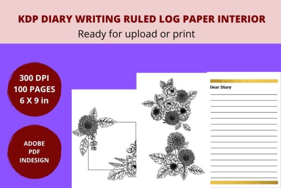 KDP Writing Rules Log Book Interior: 6x9 PDF Template