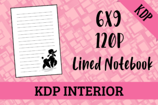 Lined Notebook with Poodle KDP Interior: Strategic Asset for Low-Content Publishing