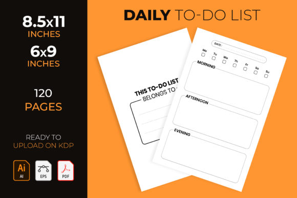My Daily to-Do List KDP Interior for Publishers