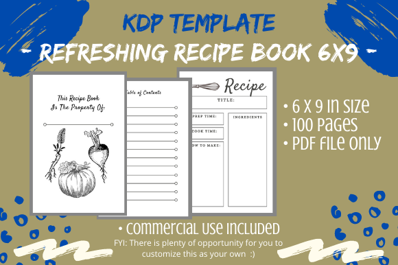 Refreshing Recipe Book for KDP: A Modern Interior Guide